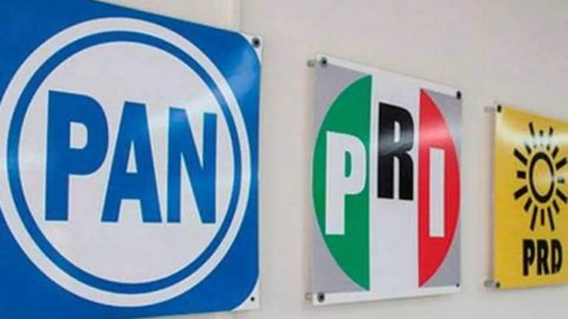 PRI, PAN y PRD